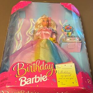 Mattel Barbie in Pink and Rainbow Gown